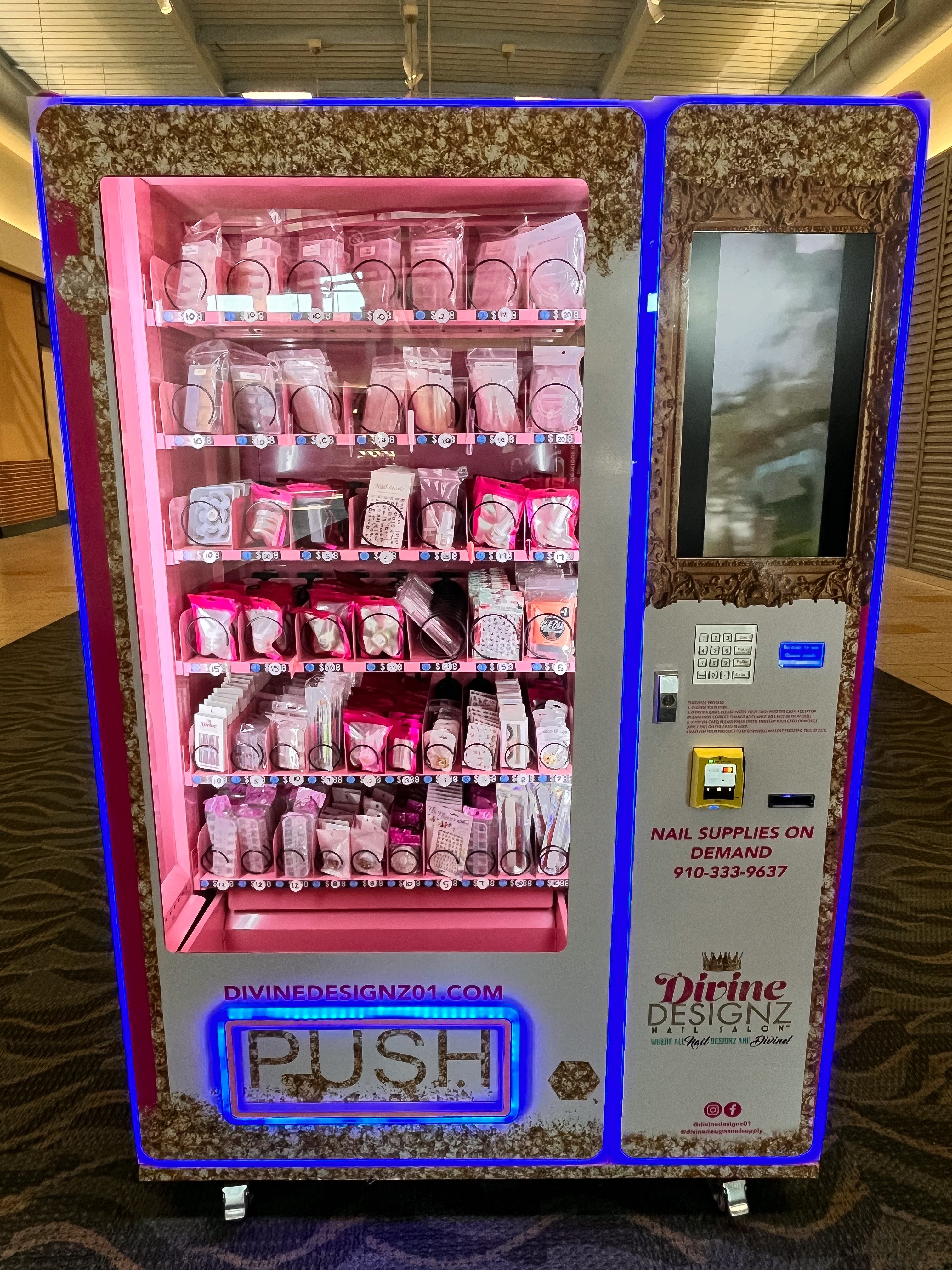 Vending Machine Divine Designz Cosmetics Vending Machine Divine Designz Cosmetics
