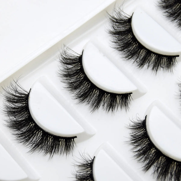 Wholesale Eyelashes 25/50 Pairs 3D Faux Mink Lashes