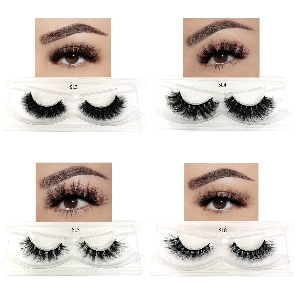 Wholesale Bulk 3D Mink Eyelashes 30/50/100PCS