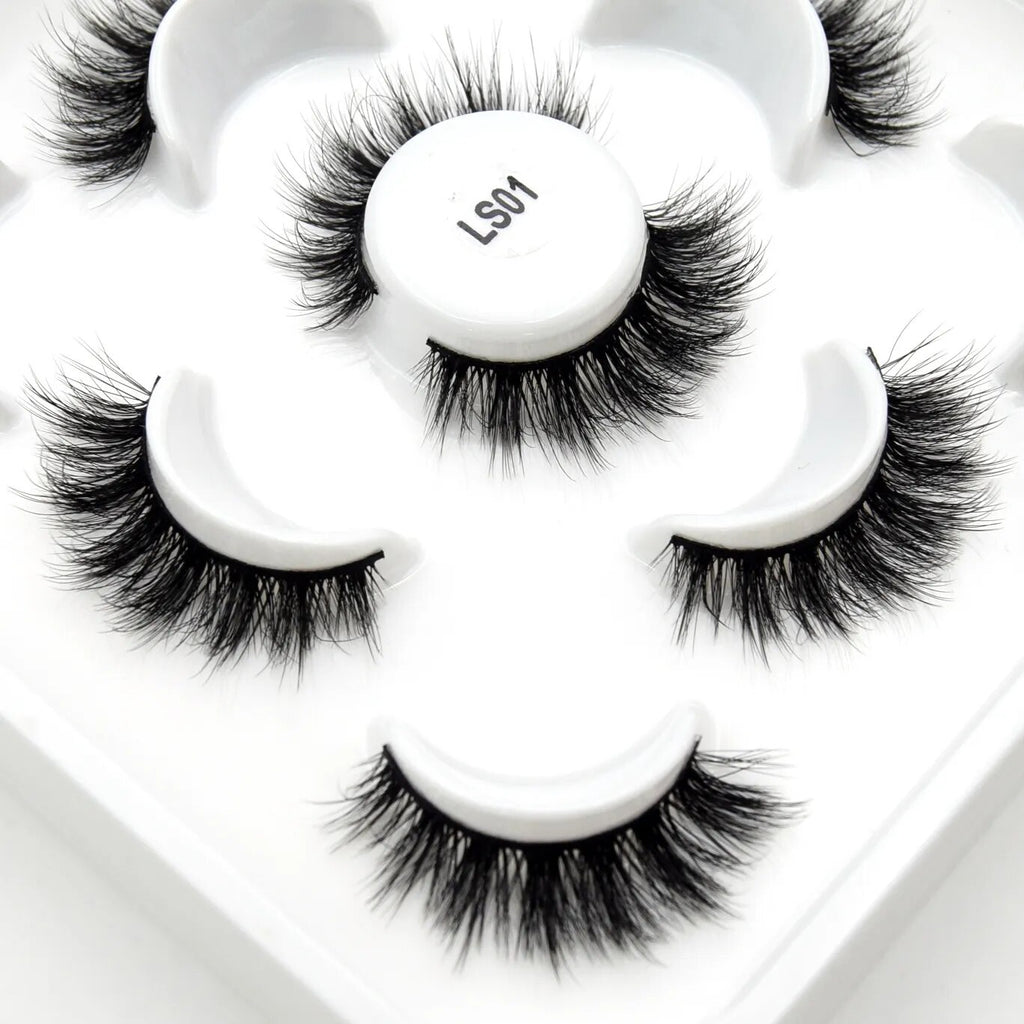 Wholesale Eyelashes 25/50 Pairs 3D Faux Mink Lashes