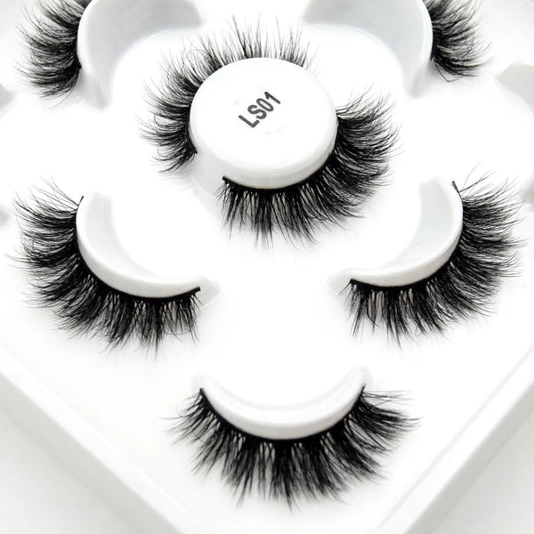 Wholesale Eyelashes 25/50 Pairs 3D Faux Mink Lashes