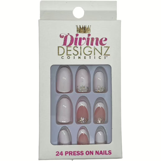 24 pcs Reusable Press On Nails