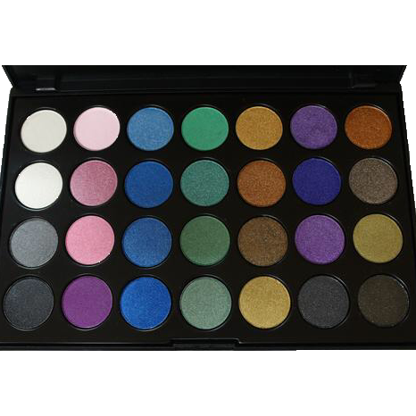 28 Colors Classic Shimmer Eyeshadow Palette - Divine Designz Cosmetics