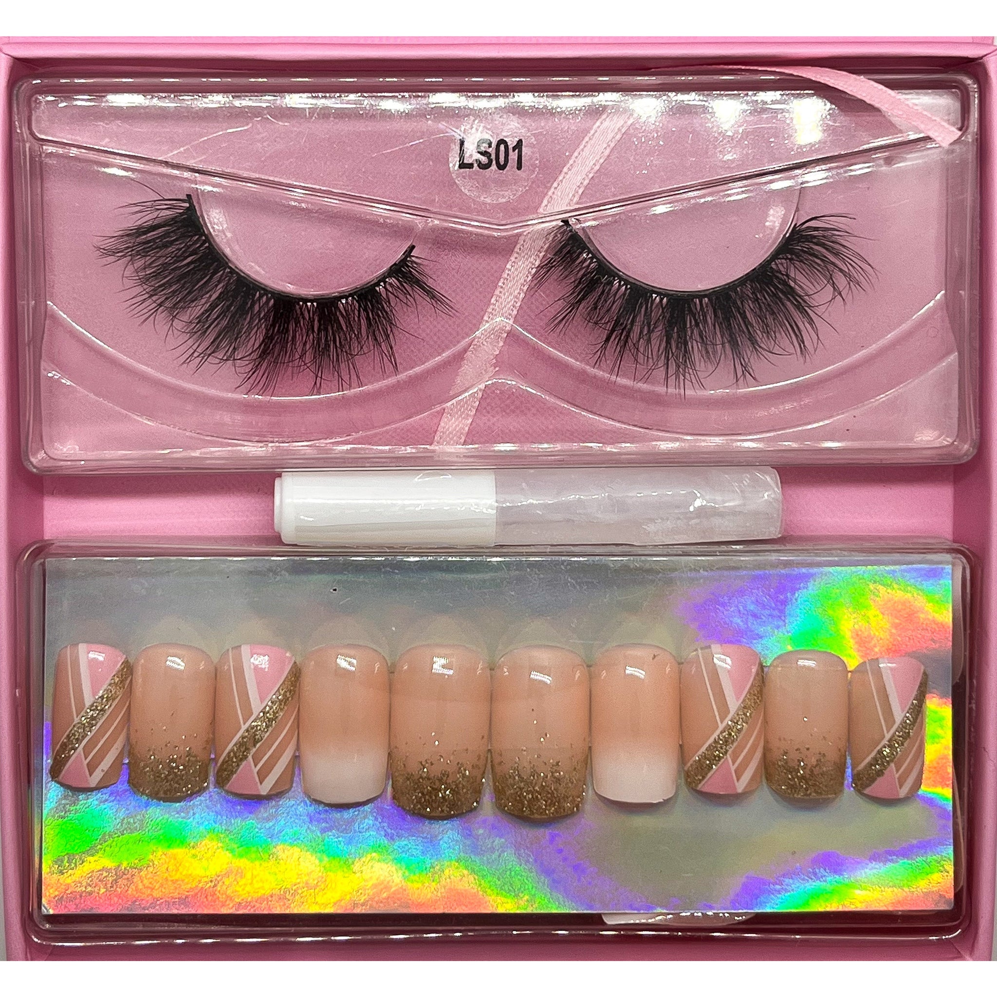 Lash and Press On Nails Bundle Kit