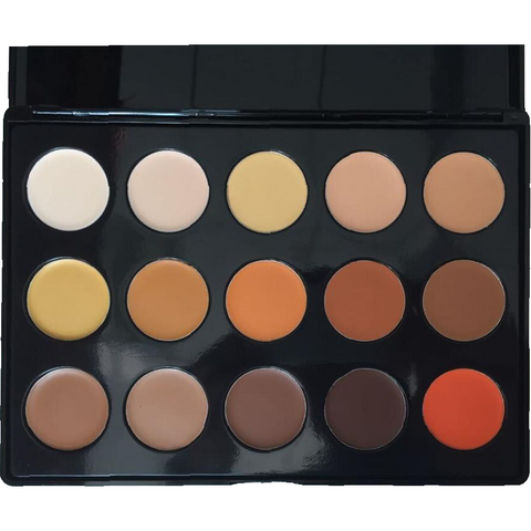 15 Colors Conceal & Corrector Palette - Divine Designz Cosmetics